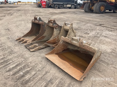 Quantity of (4) 1200mm,750mm,600mm,350mm Bucket
