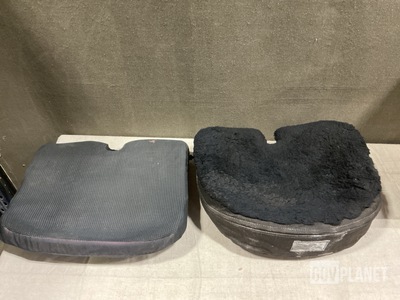 (2) Assorted Aircraft Seat Cushions