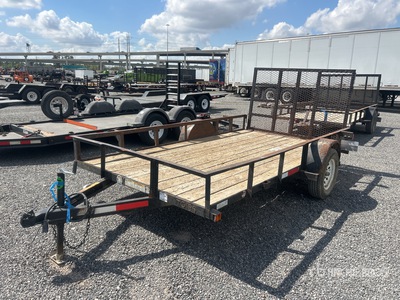 2019 Top Hat 12 ft S/A Utility Trailer