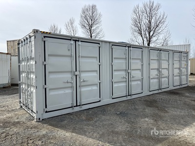 2026 40 ft High Cube Multi-Door Storage Container