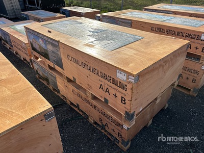 2026 AGR-MS2642 26 ft x 42 ft x 14 ft All Vertical Metal Garage Storage Building (Unused)