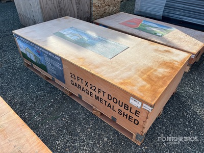 2026 AGR-MS2322 23 ft x 22 ft x 13 ft Double Garage Divers  (Unused)