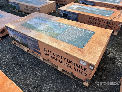 2026 AGR-MS2322 23 ft x 22 ft x 13 ft Double Garage Divers  (Unused)