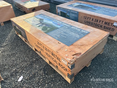 2026 AGR-MC2030 20 ft x 30 ft Steel Abri Voiture (Unused)