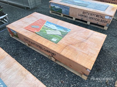 2026 CP1220 12 ft x 20 ft Steel Abri Voiture (Unused)