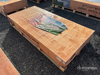 2026 CP1220 12 ft x 20 ft Steel Abri Voiture (Unused)