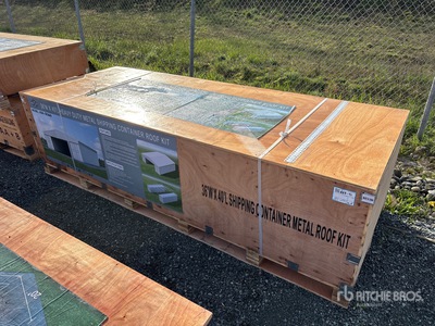 2026 AGR-CR4036E 36 ft x 40 ft x 14 ft 4 in Shipping Container Metal Roof Riparo di Contenitori (Unused)