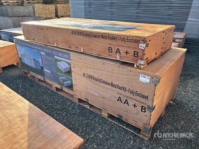 2026 AGR MS3640 Shipping Container Metal Roof Riparo di Contenitori (Unused)