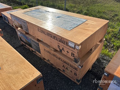 2026 AGR-MS2642 42 ft x 26 ft x 14 ft All Vertical Metal Garage (Unused)