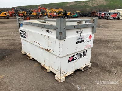 2015 Western 20TCG 2000 L Skid Mounted Steel Diesel Tanque de combustible