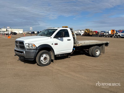 2012 Dodge Ram 5500 4x4 Flatbed Truck