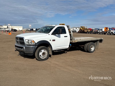 2012 Dodge Ram 5500 4x4 Flatbed Truck