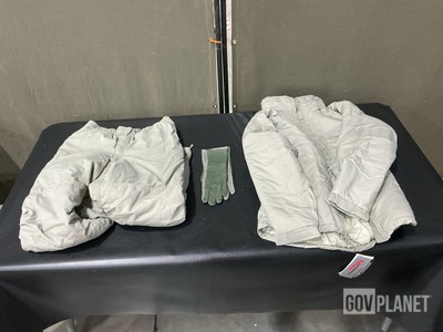 (18) Cold Weather Parkas, (60) Pairs of Flyer's Gloves & Assorted Items