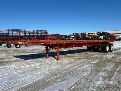 1964 Fruehauf T/A 40 ft - 60 ft Extendable Flatbed Trailer
