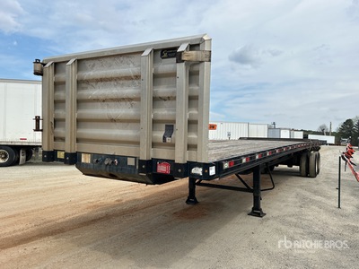2018 Pitts Stealth Flat 45 ft T/A FB45 Flatbed Trailer