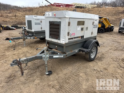 2012 Wacker Neuson G25 20 kW Mobile Generator Set