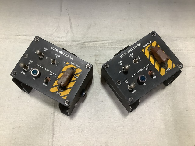 (2) Sikorsky 70550-01119-044 Rescue Hoist Controls