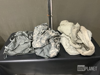 (7) Sleeping Bags, (62) Bivy Covers, (111) Stuff Sacks & Assorted Items