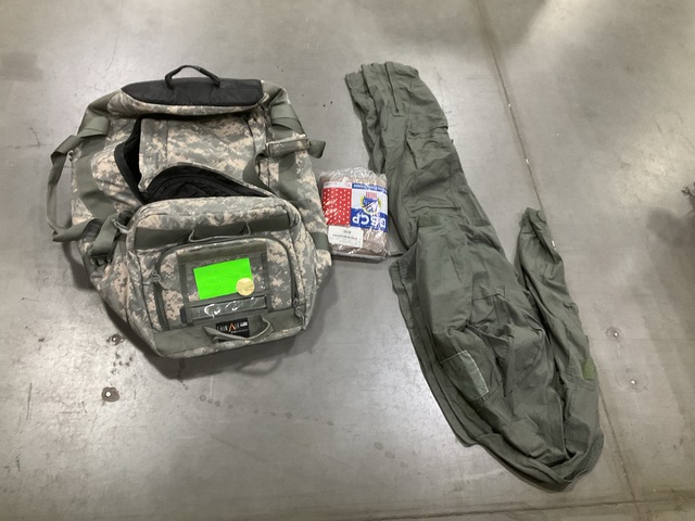 (2) Pairs of Flyer&rsquo;s Coveralls, (107) Undershirts & Assorted Items