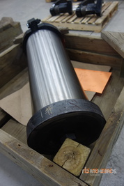 P 4100 10 in OD x 26 in L Weld Overlay Pin w/ Keeper (Unused)