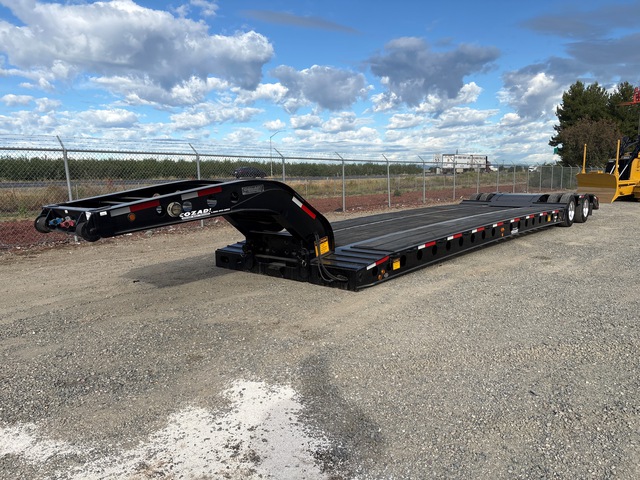 2006 Cozad T/A Single Drop Removable Gooseneck Lowboy Trailer