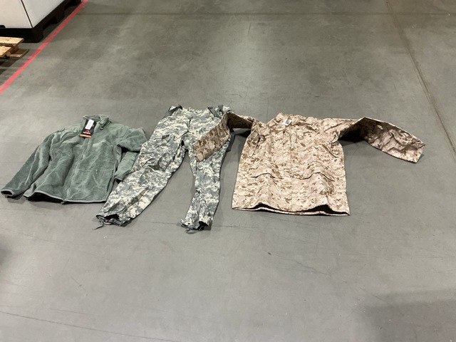 (7) Cold Weather Jackets, (14) Pairs of Cold Weather Trousers & Assorted Items