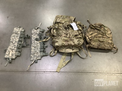 (20) Tactical Assault Panels, (4) Large Field Pack Sets & Assorted Items