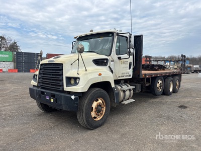 2012 Freightliner 114SD 6x4 8x4 Flatbed Truck