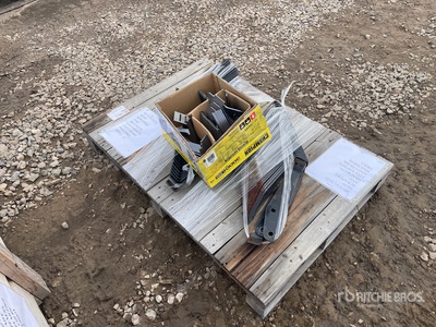 6 in Mud Scrapers and Brackets for New Holland P2070 & Case IH 800 Air Drill トラクター　その他のアタッチメント (Unused)