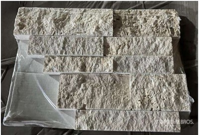 Quantity of (7) Pallets of Mosaic Split Face Tile (Unused)