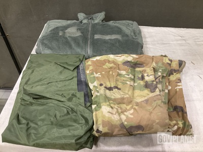 (3) Pairs of Extreme Cold Weather Trousers, (11) Clothing Bags & Assorted Items