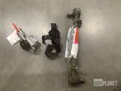(1) Oil Pump, (1) Safety Belt, (2) Tie Rods & Assorted Items