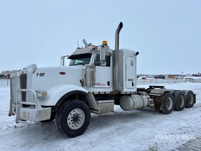 2012 Peterbilt 367 8x6 Cabina con cuccetta per trattore stradale 3 assi
