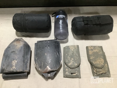 (368) M4 Two Mag Pouches, (33) Entrenching Hand Tools & Assorted Items
