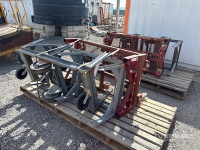 Quantity of (2) pallets of shop carts