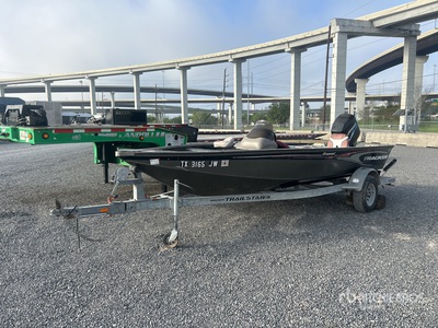 2003 Basstracker 18 ft Fishing Boat w/2002 Trailstar Tracker Trailer