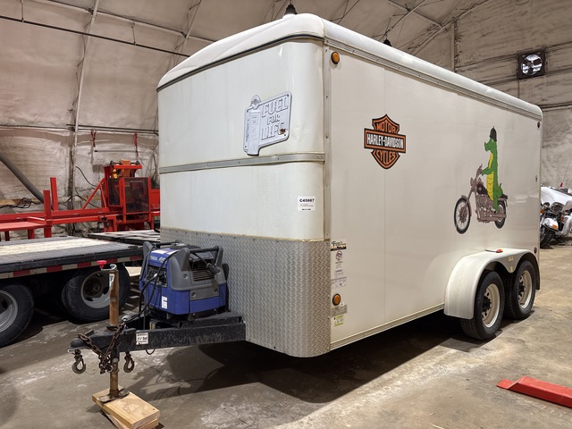 2012 CJay 14 ft T/A Enclosed Trailer