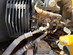 Engine with A/C Compressor