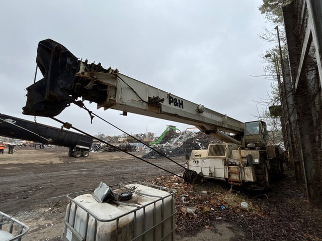 1992 P & H Century 165 65 ton 4x4 Rough Terrain Crane