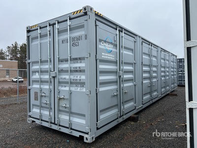 2025 40 ft High Cube Multi-Door Storage Container