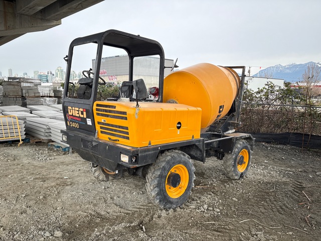 2021 Dieci N2400 2.4 m3 4x4x4 Self Loading Portable Concrete Mixer