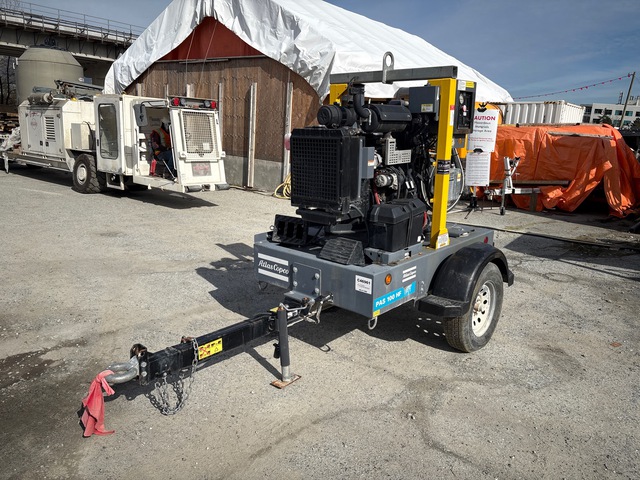 2021 Atlas Copco PAS 100 HF YD 25HP Trailer-Mounted Water Pump
