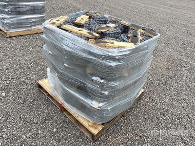 Quantity of (27) Rolls of Galvanized Barbed Wire (Unused)