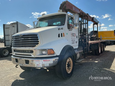 2006 Hiab 255k-2h1 Knuckle Boom on 2007 Sterling L9500 BT42 6x4 Autocarro con braccio sollevamento (Inoperable)