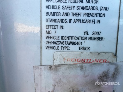 2007 Sterling L9500 6x4 Boom Truck (Inoperable)