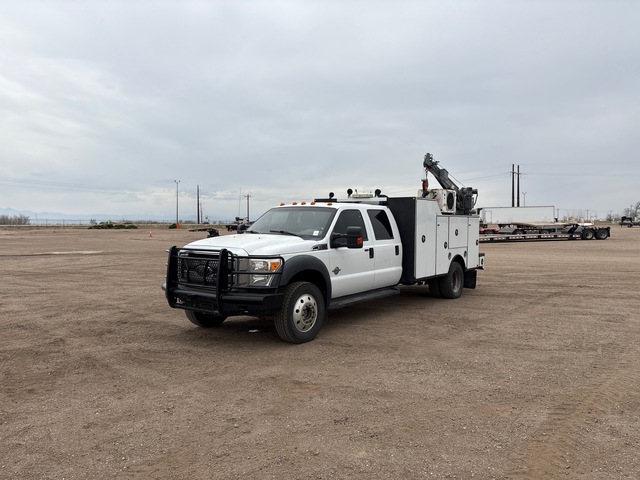 2011 Ford F-550 XLT 4x4 Crew Cab Service Truck