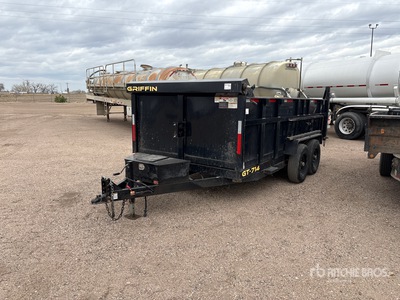 2024 Griffin GT-714 14 ft 7 in T/A End Dump Trailer