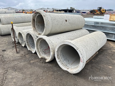 Quantity of (6) Concrete Drainage Tubo