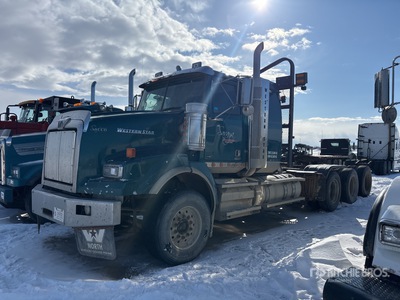 2014 Western Star 4900 8x6 Logging Tri/A Sleeper Truck Tractor (Inoperable)
