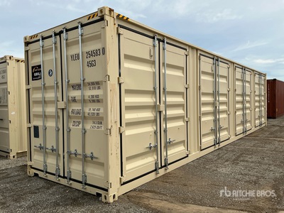2026 40 ft High Cube Multi-Door Storage Container
